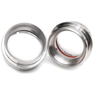 GMC Sierra 3500HD Boost Tubes - Banks Power - 3.5 inch Diameter, Mandrel-bent, Aluminized Steel - Red - `20-`26